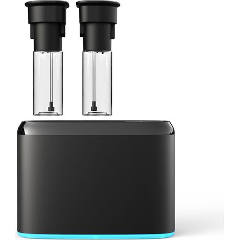 Diffusore di fragranze elettrico con luce ambientale, 2 serbatoi, capacità 100 m³, aromaterapia, controllo Bluetooth, comfort ambientale (1/4)