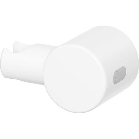 SHERCHPRY Support de pommeau de douche blanc, base de fixation de remplacement robuste en ABS et silicone (1/5)