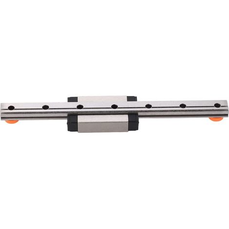 Rail de guidage miniature linéaire de 100 mm avec bloc coulissant étendu pour machine-outil CNC imprimante 3D (1/5)