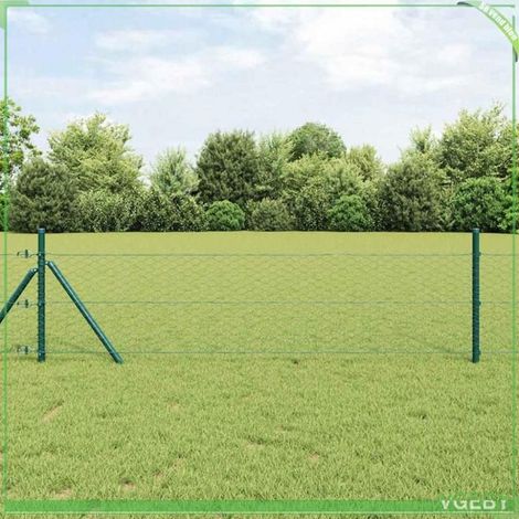 ABI Clôture hexagonale Vert 0,6 x 100 m Acier 7291712222054 (1/5)