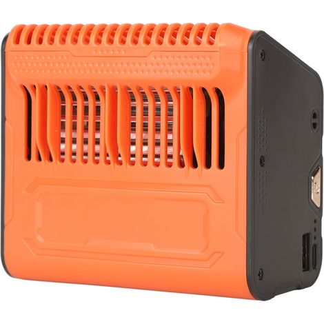 Tragbarer Gürtelclip-Ventilator mit 10000 mAh, platzsparend, USB-Ladefunktion, klingenlos, freihändig nutzbar für den Außenbereich (1/5)