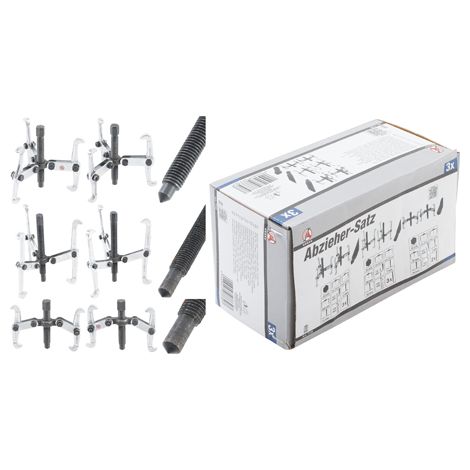 Set estrattori per cuscinetti varie misure a 3 e 2 zampe BGS 7730