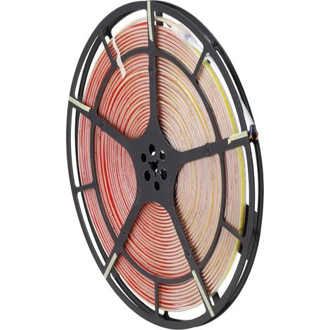 Tira de Leds COB Autorectificada 220VAC 10W/m IP65 - 20 Metros Cinta 3M Blanco Natural 4000K