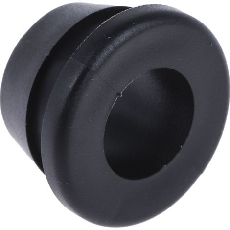 Passe-câble RS PRO en PVC, Ø câble max. 8mm, panneau 3mm max, Ø découpe 12mm ( Prix pour Boîte de 100 )