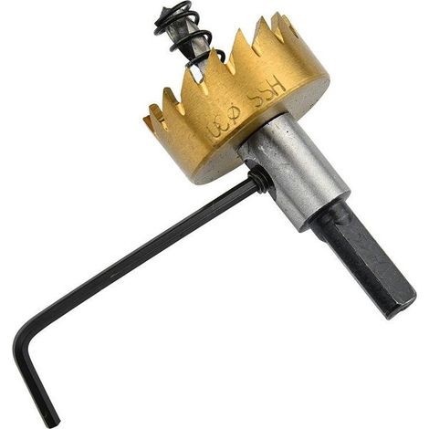 Paquet de 5 forets de scie cloche HSS, jeu de fraises métalliques en acier inoxydable à grande vitesse, forets de scie cloche métallique (1/5)