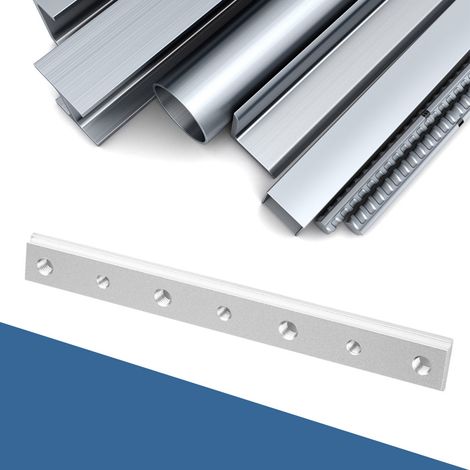 Gabarit de rail d'onglet à rainure en T en alliage d'aluminium 30/45, fixation par vis en T (200 mm) (1/5)