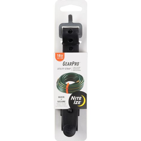 Sangle Utilitaire Noire, 45,7 cm, Bâches, tuyaux, Skis, Bois D'Oeuvre, Limite de Charge de 31,8 kg, Sangle Utilitaire (1/5)
