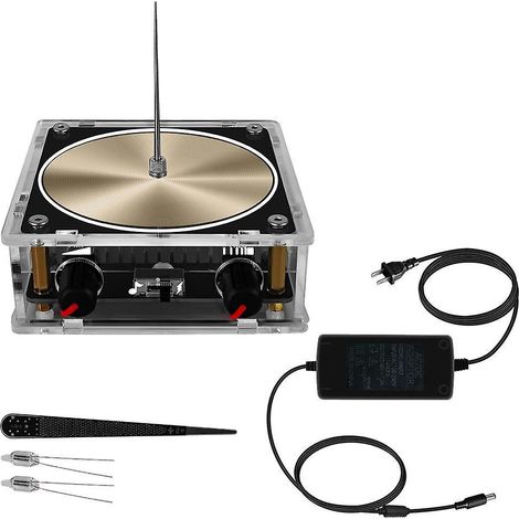 Multifunktionales Tesla-Spulenmodul mit drahtloser AUX- und Bluetooth-Musikwiedergabe, Plasma-Lichtbögen und Längenverstellung (1/5)