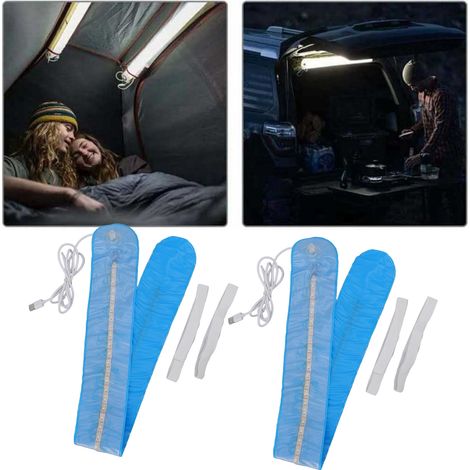 Lampe LED gonflable pliable et rangeable pour l'extérieur, lampe de camping gonflable, lampe gonflable portable, lampe de tente de camping, lampe USB, lumière blanche. (1/5)
