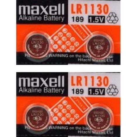 .4 piles Maxell LR1130 LR54.