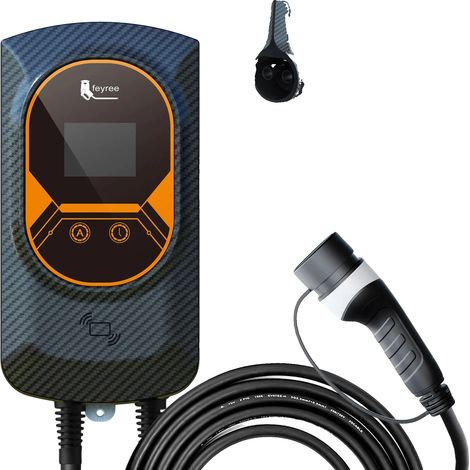 Estación de carga para vehículos eléctricos, monitorización inteligente, múltiples funciones de seguridad, 7,6 kW 32 A monofásica, tipo 1 (1/2)