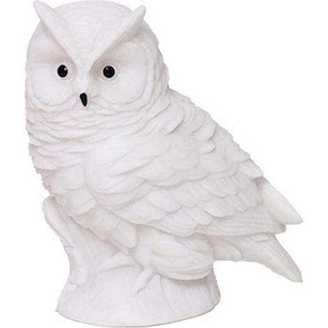 Lampe de chevet décorative en forme de hibou, idéale pour la lecture, la chambre ou le salon. Abat-jour original en forme de hibou. Lampe de bureau, veilleuse ou lampe de nuit décorative. (1/5)