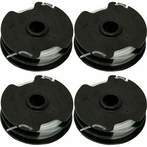Lot de 4 bobines de Rechange pour débroussailleuse sans Fil Parkside PRTA 20-Li C3 IAN351753 (1/5)