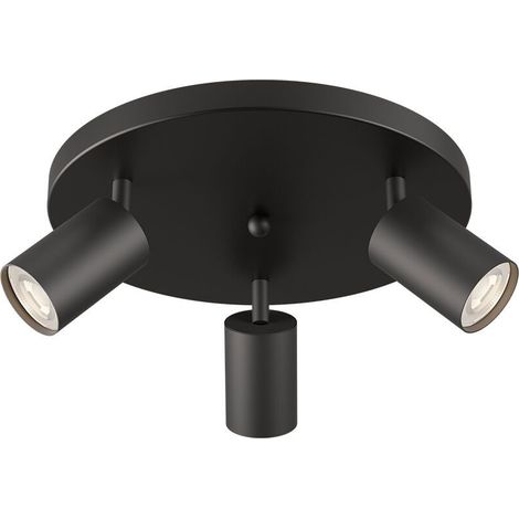 Spot LED Saillie 3xGU10 IP20 35W max – Noir (1/3)