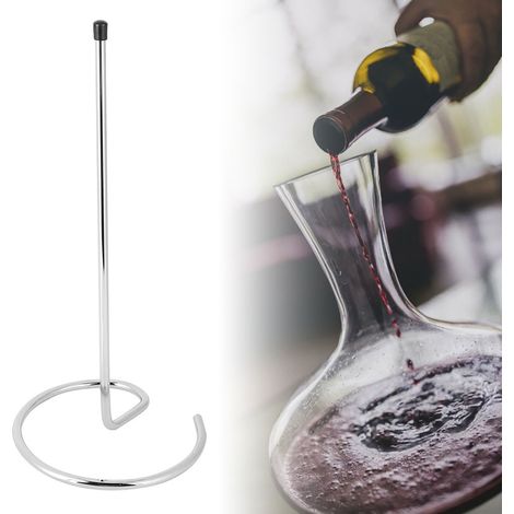 Support à Décanter en Acier Inoxydable pour Séchage et Rangement de Bouteilles de Vin (1/5)