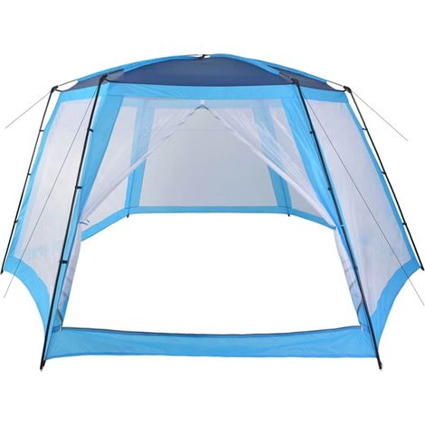 vidaXL Carpa para piscina de tela azul 660x580x250 cm (1/2)