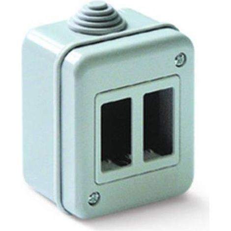 CASSETTA TONDO DA PARETE P/INTERNO 2P IP40