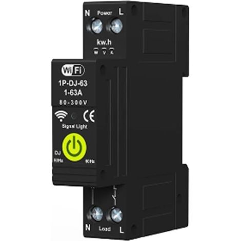 Protecteur de Surtension et de Sous-Tension WIFI Compteur D'éNergie PhotovoltaïQue Bidirectionnel KWH Minuterie de Mesure (1/5)