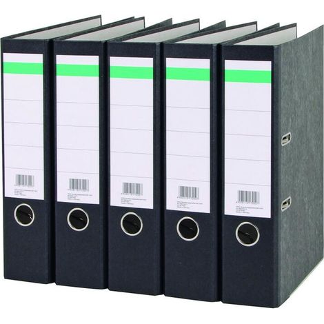 20 Stück Ordner A4 Akten grau Studium Arbeit Breite 7,5cm (1/5)