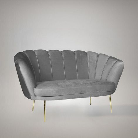 Canapé Orel en velours gris 20