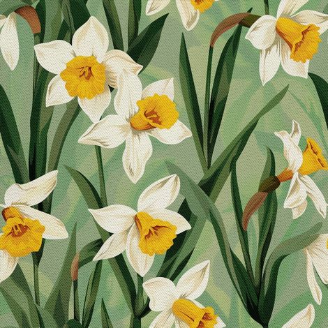 Outdoor dekostoffe oxford - Motiv Frühling I DX7607 (1/5)