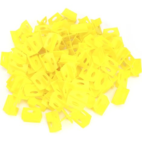 Kit de 200 pièces pour la pose de carrelage (sol et mur) - Outils et fournitures de construction - Jaune (1/5)