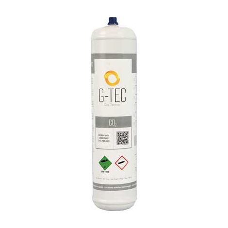 Bombola usa e getta monouso gas Ossigeno O2 110 bar 0,950 lt 147 gr cartuccia