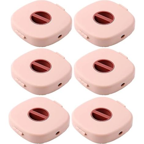 Lot de 6 organisateurs de câbles rétractables pour câbles de charge et écouteurs USB. (1/4)