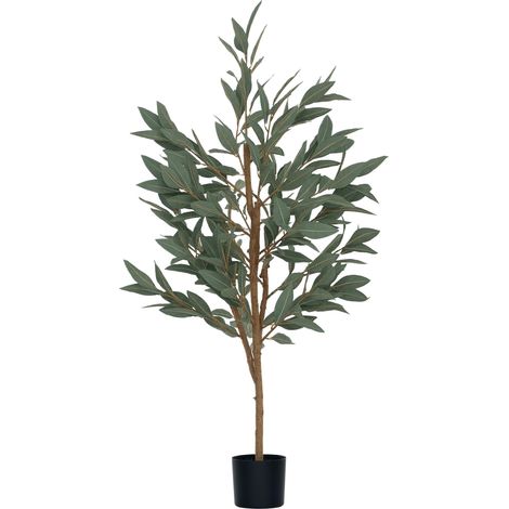 Décoration de sapin de laurier artificiel de 150 cm, idéale pour la maison, le bureau, le balcon, la chambre, vert (1/5)
