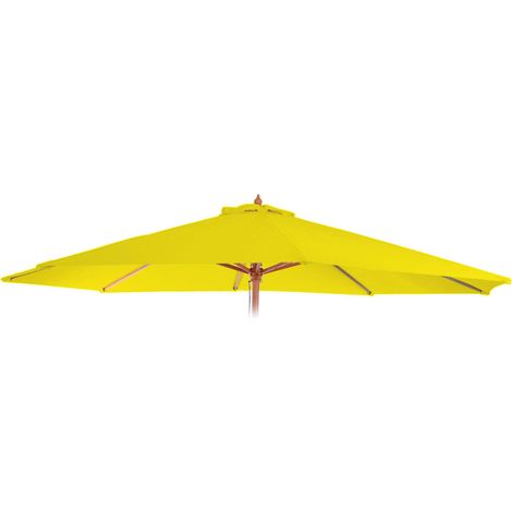 HHG – Toile de rechange pour parasol Ø 3,5m – Tissu polyester 180g/m² – Protection UV 50 – Résistante à l'eau et à la saleté
