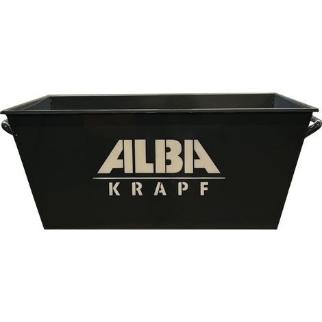ALBA-KRAPF Pflastermulde 65 L Stahlblech pulverbesch. (1/4)