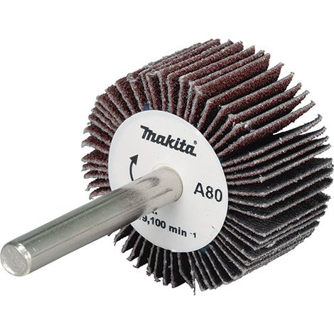D-75356 Spazzola carta abrasiva per trapano, Ø40 x 20 mm, A80