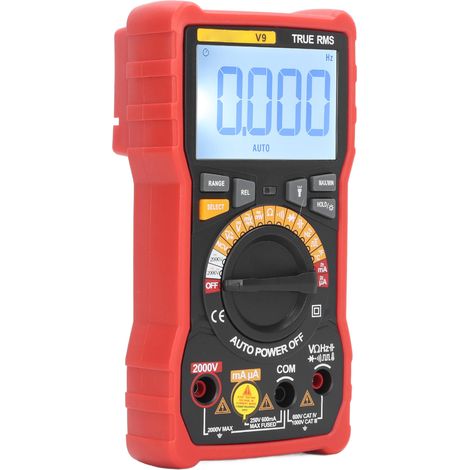 Digitales Multimeter 2000V Hochspannungsprüfer Strommesser NCV-Werkzeug zur Messung (1/5)