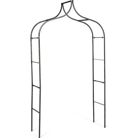 Garden Trading Farringdon Rose Arch Gothic Metal Garden Arch Pergola Plant