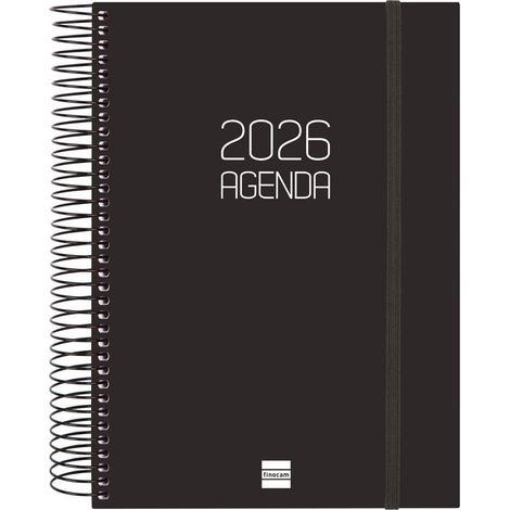 AGENDA ANUAL 2026 OPAQUE E10 DP NEGRO