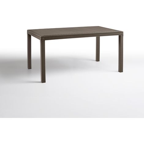 TAVOLO HOUSTON 150X90XH74CM TAUPE