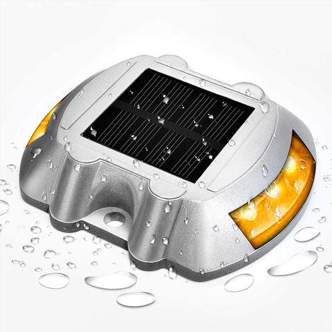Lot de 1 lampe solaire, éclairage LED, étanche, pour terrasse, jardin, allée (1/5)