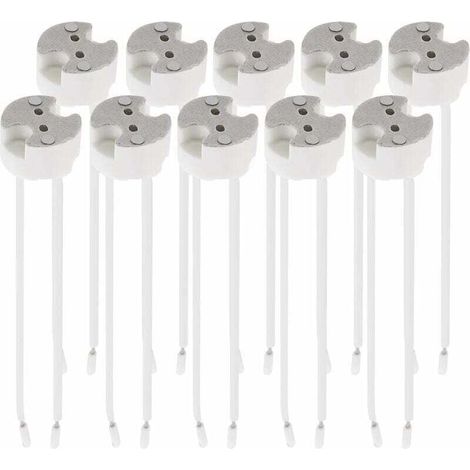 Packung mit 10 GU5.3-Sockelkabeln – für Halogenstrahler, LEDs und andere Leuchtmittel (1/4)