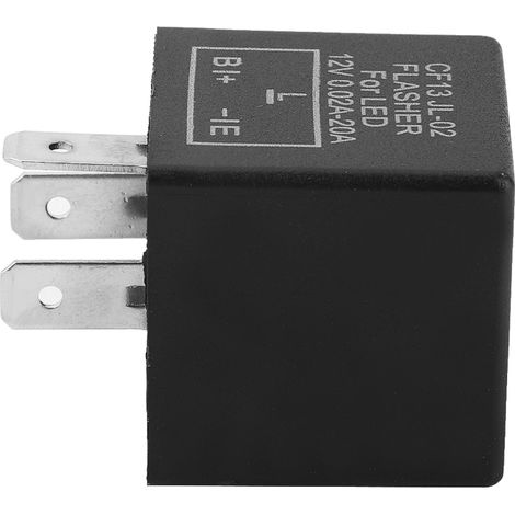 Einstellbares elektronisches LED-Blinkerrelais für Blinker FLL002 CF13 JL-02, kompatibel mit Motorrädern und Autos, 12V, universell. (1/5)