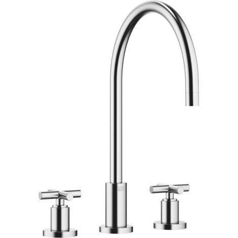 Dornbracht 20816892-93 Mitigeur trois trous TARA 20816892 Chrome (1/2)