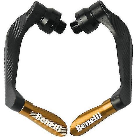 Poignées de guidon, protège-leviers de frein et d'embrayage pour motos Benelli Leoncino 500, Trk502x, Tnt125, 300, 502c, BN 302 et 125 (jaune standard). (1/5)