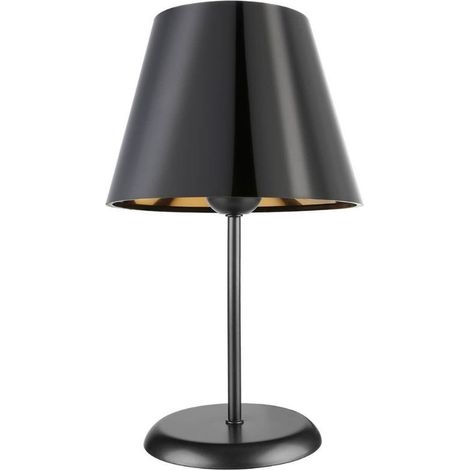 Verda ASZ1212 Tischlampe aus Metall und schwarzem Stofflampenschirm (1/3)