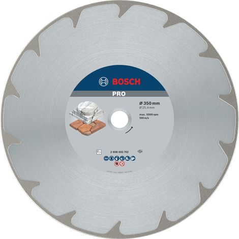 Lame de scie diamant Bosch Meilleur pour marbre 350 x 25,40 x 2,6 x 5 mm (1/5)