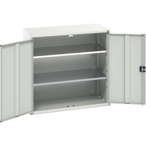 Bott 16926259.16 Verso 2 Shelf Cupboard 1050mm Light Grey BOT169262596