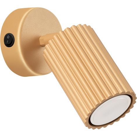 Lampada da parete ambra 1 GU10 oro ALU lumilo 15.183.60 (1/5)