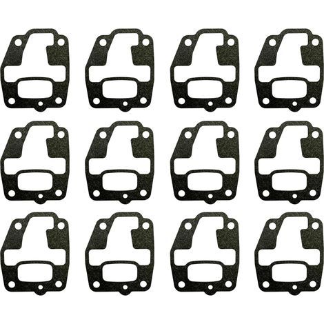 C·T·S Lot de 12 joints de collecteur d'admission de carburateur pour Kawasaki TK53 TK65 Remplace PN 11061-1570