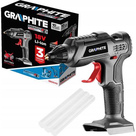 Graphit Akku-Heißklebepistole 11mm 18V ENERGY+ 58G040