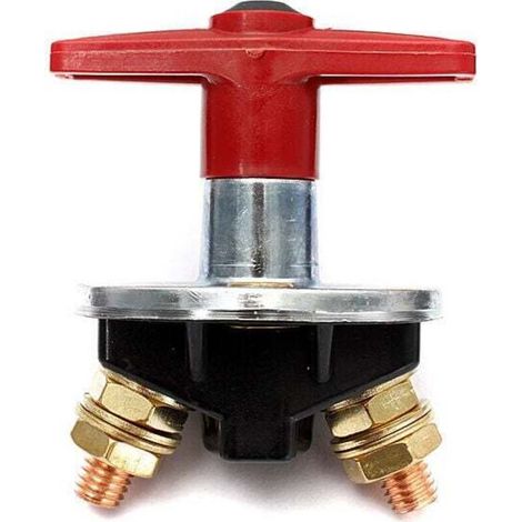 Isolateur de Batterie à Clé Fixe de 200 Amp Interrupteur D'Arrêt Coupé Interrupteur électrique 12V / 24V Commutateur électrique Robuste
