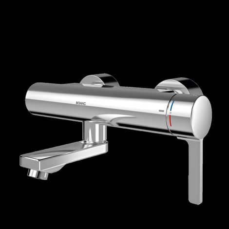 KWC Thermostat-wandbatterie, F5, EHM, Schwenkauslauf, 155 mm, Hygieneoption (1/2)