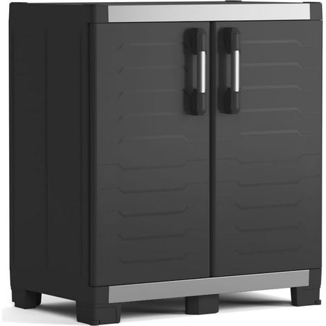 Armadio porta utensili Garage XL Keter Basso Ripiani rinforzati 1 mt (1/5)